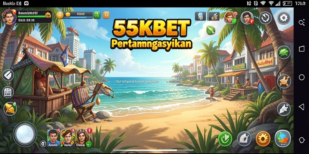 Tangkapan layar 55KBET menampilkan gameplay yang menghibur dan intuitif.