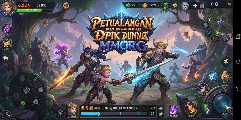 Gambar tampilan gameplay menakjubkan dari MMORPG 62IDN.