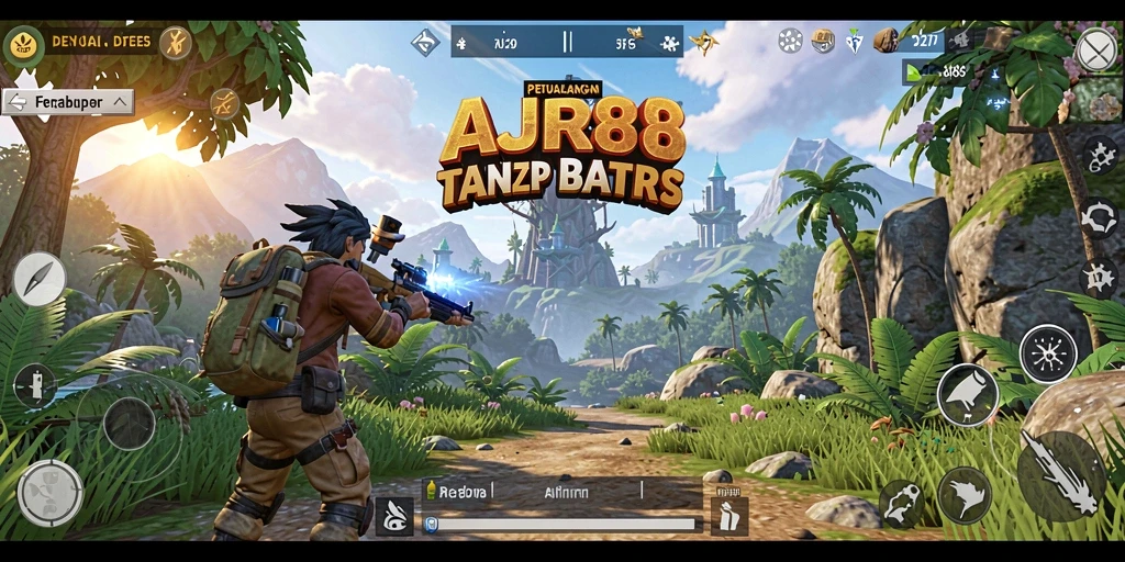 Tampilan gameplay menakjubkan dalam dunia terbuka AJR88.