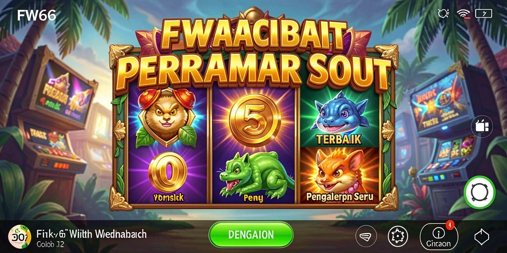 Tampilan menarik dan seru dari gameplay Slot FW66.