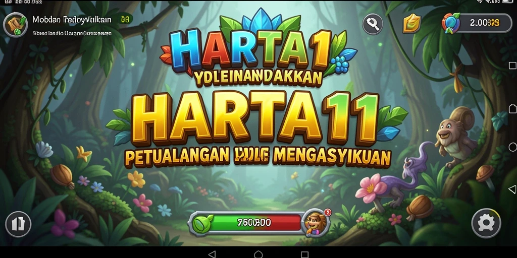Tampilan gameplay HARTA11 yang menarik dan penuh warna.