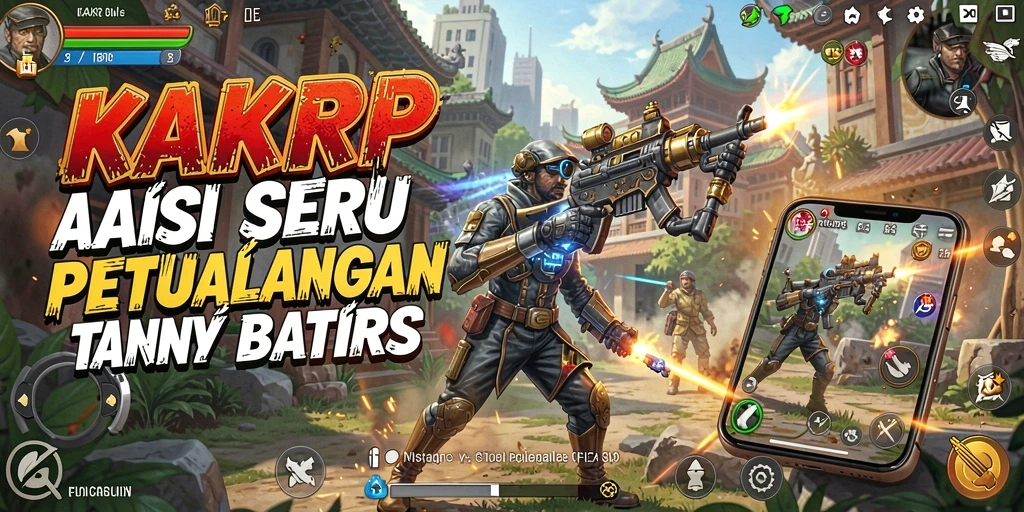 Gameplay KAKRP yang penuh aksi dengan grafis memukau.