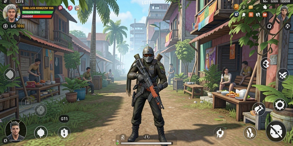 Gameplay LG111 menunjukkan interaksi sosial yang menarik di dunia simulasi.