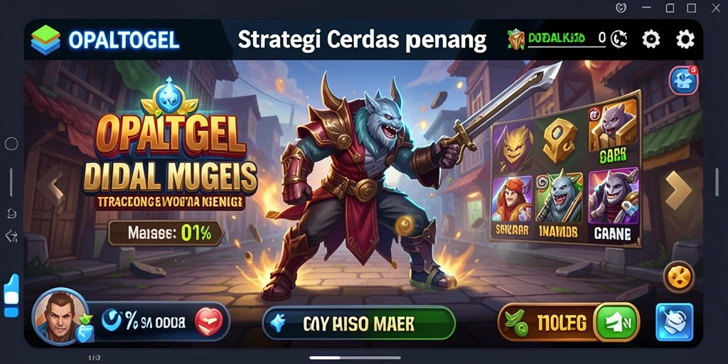 Tampilan menarik dari gameplay strategis OPALTOGEL yang menantang.