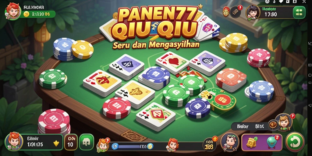 Tampilan gameplay QiuQiu yang menarik dan mengasyikkan.