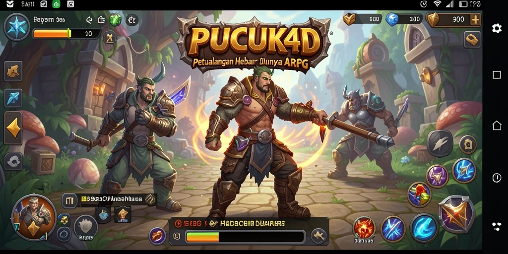 Tampilan gameplay mendebarkan di dunia petualangan ARPG PUCUK4D.