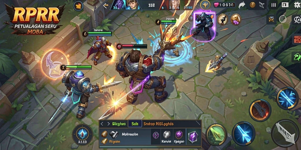 Tampilan seru dari gameplay RPRR yang penuh aksi.