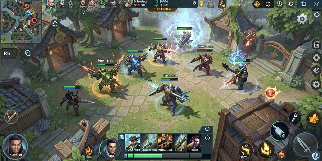 Tampilan gameplay RPVIP6 yang seru dan strategis.