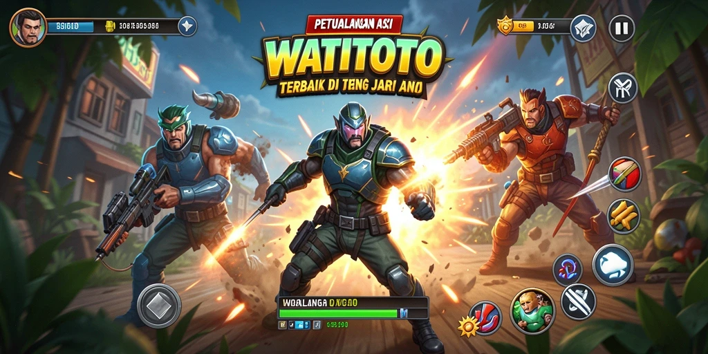 Tampilan gameplay seru dari WATITOTO dengan aksi mendebarkan.